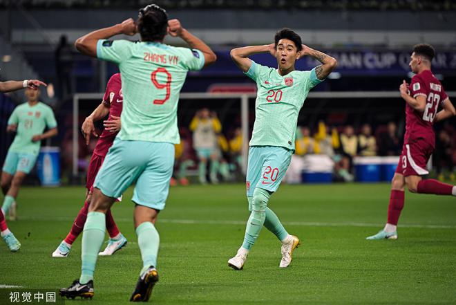 亚洲杯-中国0-1卡塔尔 3战2分0球A组第3出线待定(图2)